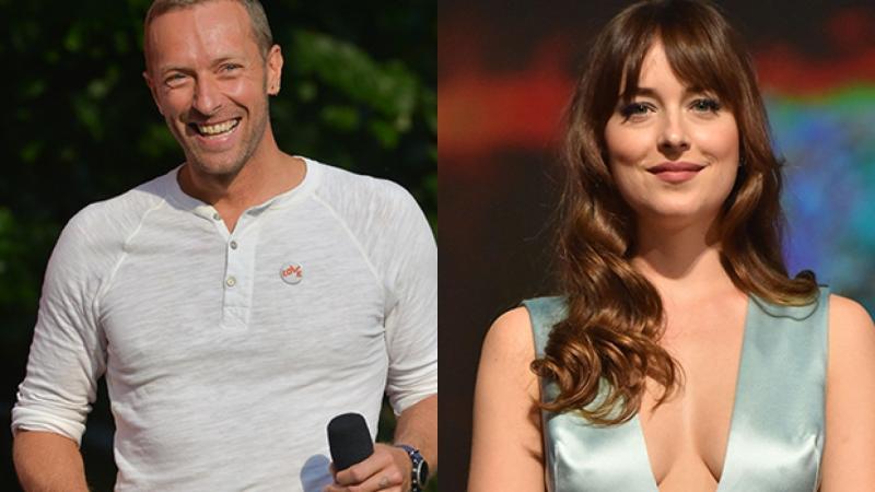 Dakota Johnson,  Chris Martin anh 1