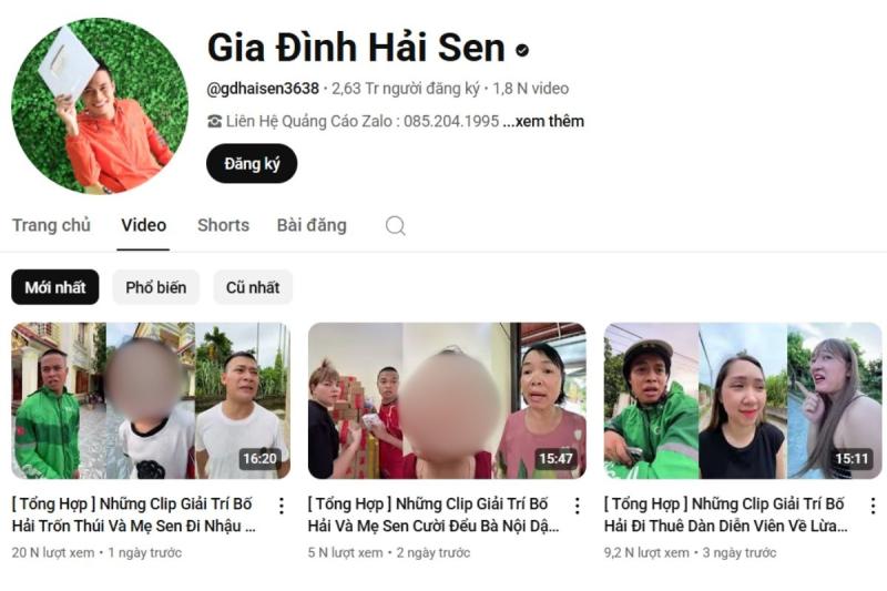 TikToker Hai Sen bi bat anh 3