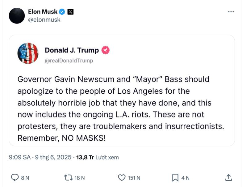ran nut Trump - Musk anh 1