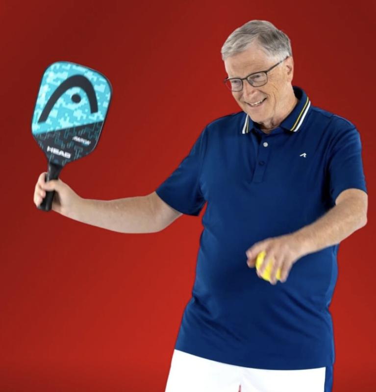Hermes Birkin,  Hermes,  sieu giau,  nguoi choi pickleball,  choi pickleball,  ty phu,  Bill Gates anh 6