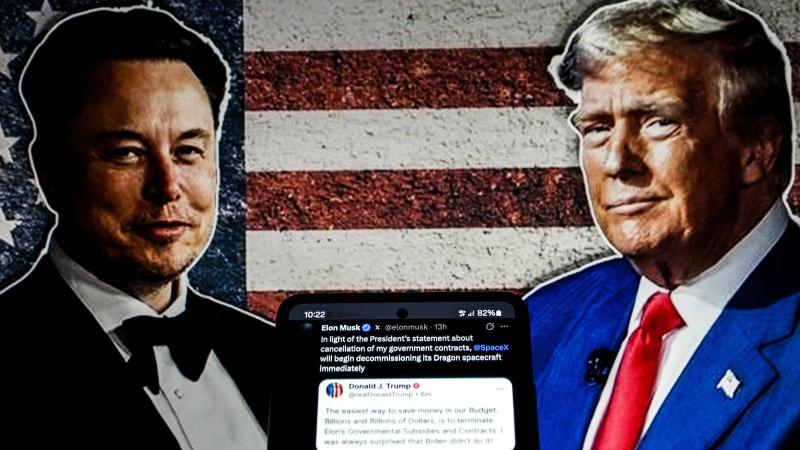 ran nut Trump - Musk anh 1