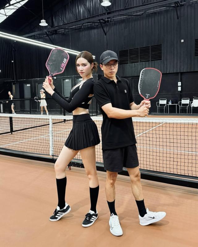hot girl,  hot girl pickleball,  trang phuc pickleball,  Thanh Thanh Huyen,  Hat Mit,  GiGi Huong Giang anh 3