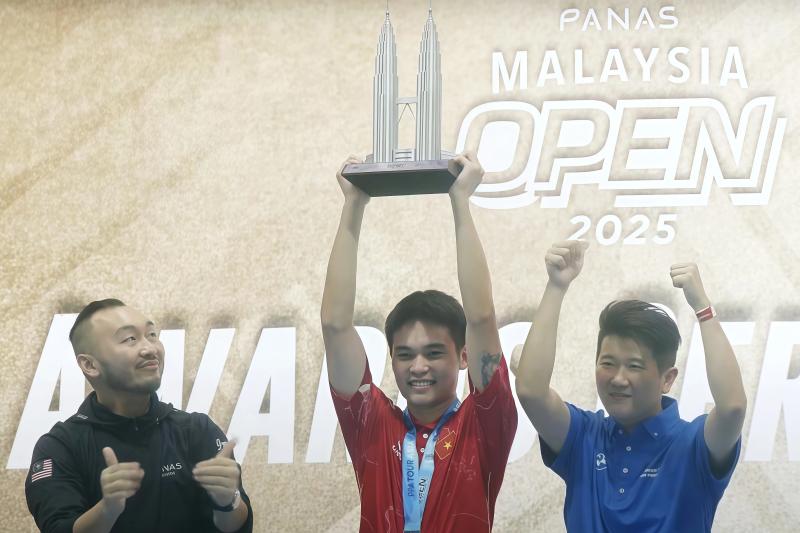 Panas Malaysia Open 2025,  Trinh Linh Giang,  VDV pickleball Viet Nam,  HCV PPA Tour,  HCV don nam,  nha vo dich PPA anh 1