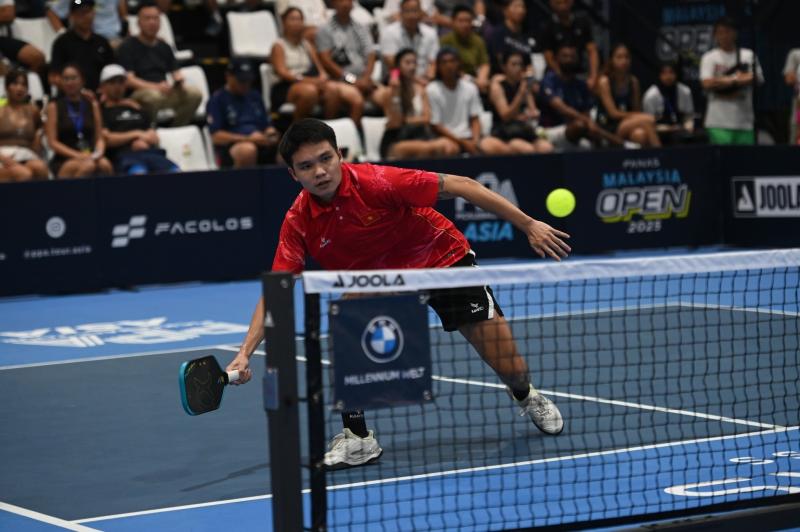 pickleball viet,  pickleball vo dich,  trinh linh giang,  Vanshik Kapadia,  trinh linh giang pickleball,  hcv PPA Tour Asia anh 1