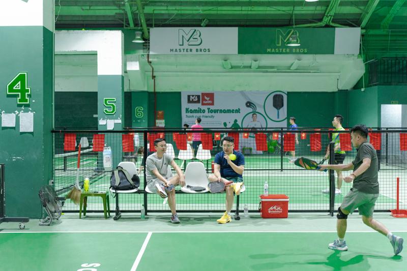 San pickleball trong TTTM,  san pickleball toa nha,  san pickleball dieu hoa,  san pickleball may lanh,  san pickleball Ha Noi anh 4