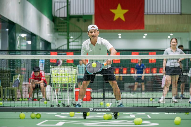 San pickleball trong TTTM,  san pickleball toa nha,  san pickleball dieu hoa,  san pickleball may lanh,  san pickleball Ha Noi anh 5