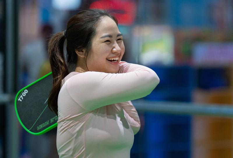 San pickleball trong TTTM,  san pickleball toa nha,  san pickleball dieu hoa,  san pickleball may lanh,  san pickleball Ha Noi anh 7