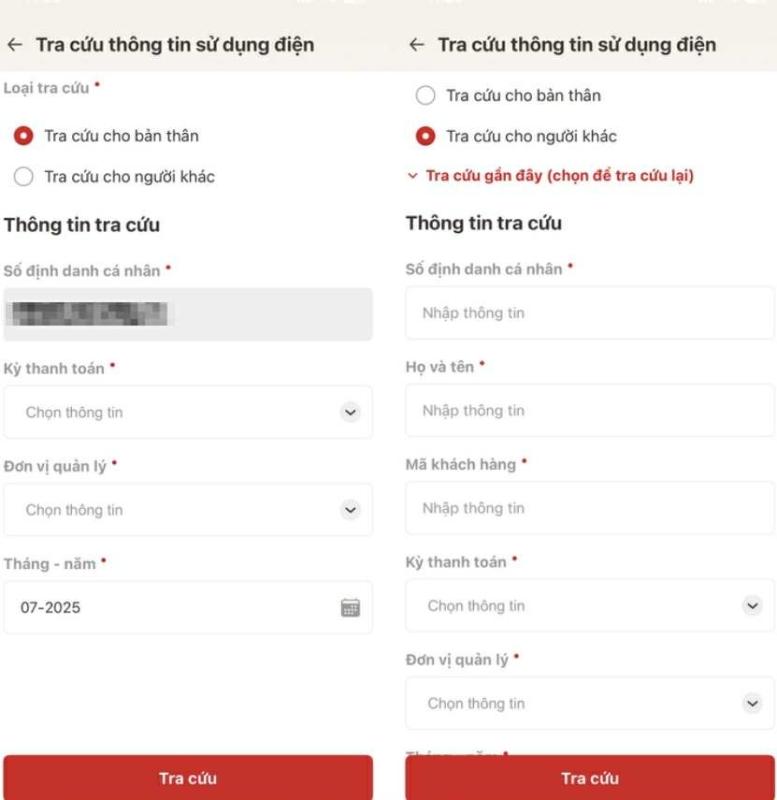 VNeID tien dien,  Cach tra cuu dien,  App VNeID,  Thanh toan tien dien,  EVN VNeID,  Dien luc online anh 2