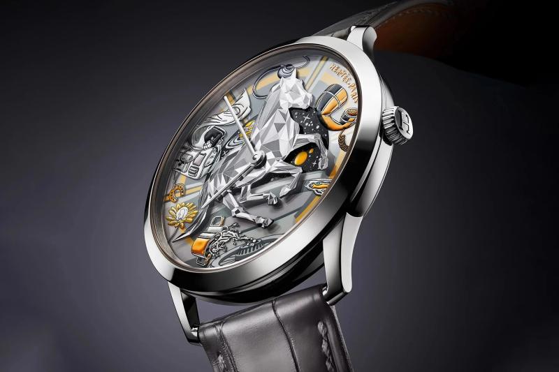 dong ho tuan,  on wrist,  Khuon mat 25.000 USD,  Louis Erard, anh 9