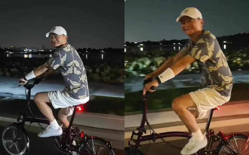 video Jack Ma,  Jack Ma dap xe,  Jack Ma xuat hien,  ty phu Alibaba,  trieu luot xem anh 1