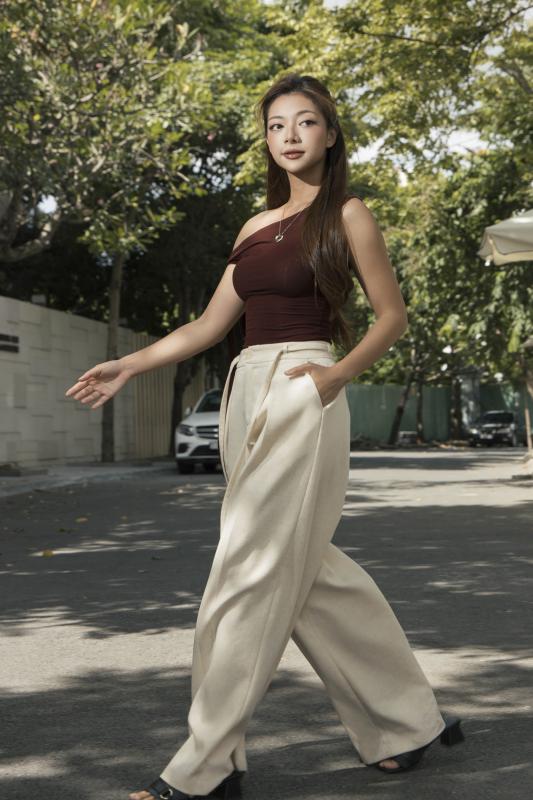 Katleen Phan Vo,  mon phai Vinh Xuan,  ban trai Phan Vo anh 2