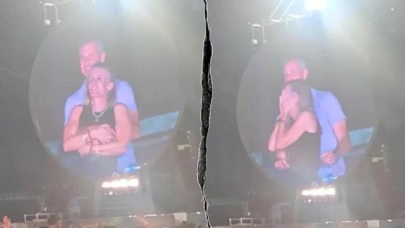ceo ngoai tinh kiss cam anh 1