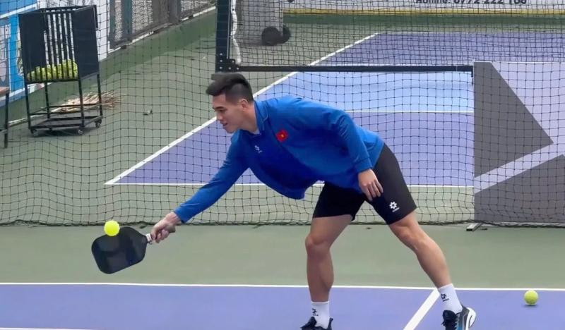 pickleball,  cau thu Viet Nam,  bong da Viet Nam,  V-League,  CLB Ha Noi,  giai pickleball, CLB bong da Ha Noi anh 9