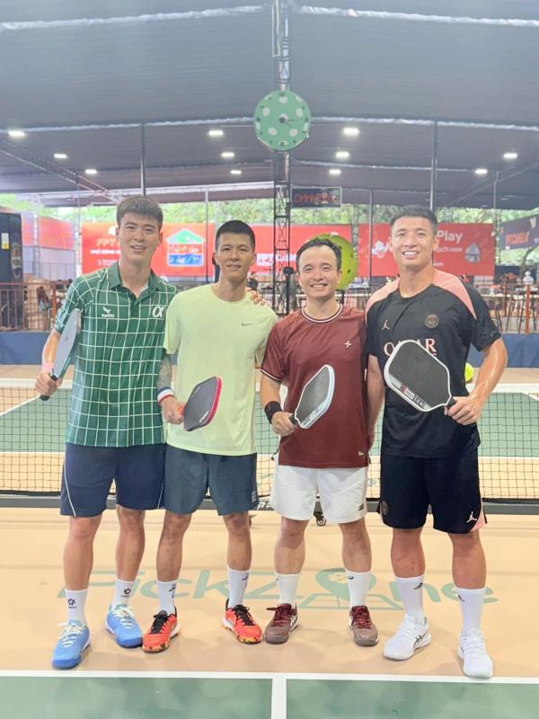 pickleball,  cau thu Viet Nam,  bong da Viet Nam,  V-League,  CLB Ha Noi,  giai pickleball, CLB bong da Ha Noi anh 4