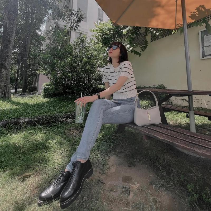 Hai Tu,  Hai Tu nude,  Hai Tu khoa than,  tui Saint Laurent,  Saint Laurent,  Chanel,  Miu Miu,  Celine,  Cartier anh 1