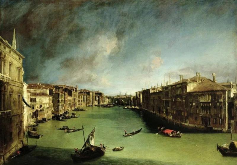 tranh venice 43 trieu usd, the Return of the Bucintoro, Bucintoro on Ascension Day, Canaletto anh 2
