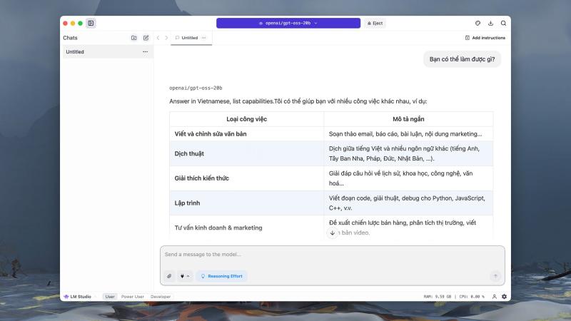 OpenAI GPT-OSS la gi,  cach cai GPT-OSS,  ChatGPT mien phi,  GPT-OSS-20b anh 6