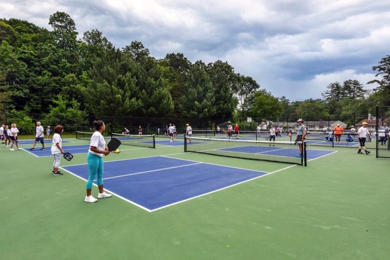 mau thuan,  tieng on pickleball,  hang xom,  san pickleball,  pickleball on ao,  cu dan pickleball anh 1
